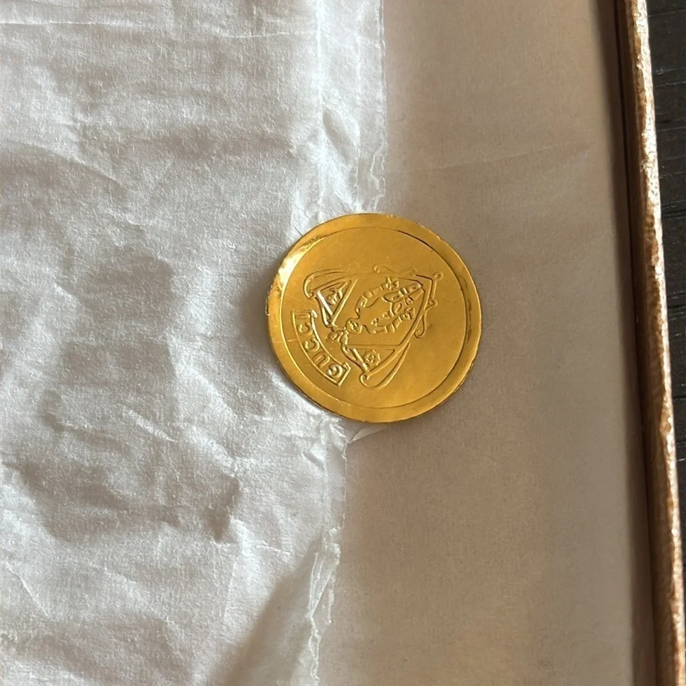 Gucci Vintage Sales Box with Original Tissue Receipts 70s